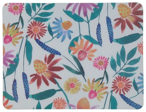 set de table plastique 32x42 fleurs sauvages