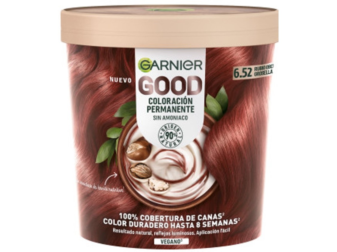 COLORAÇÃO GARNIER GOOD 6.52 RUIVO GROSELHA