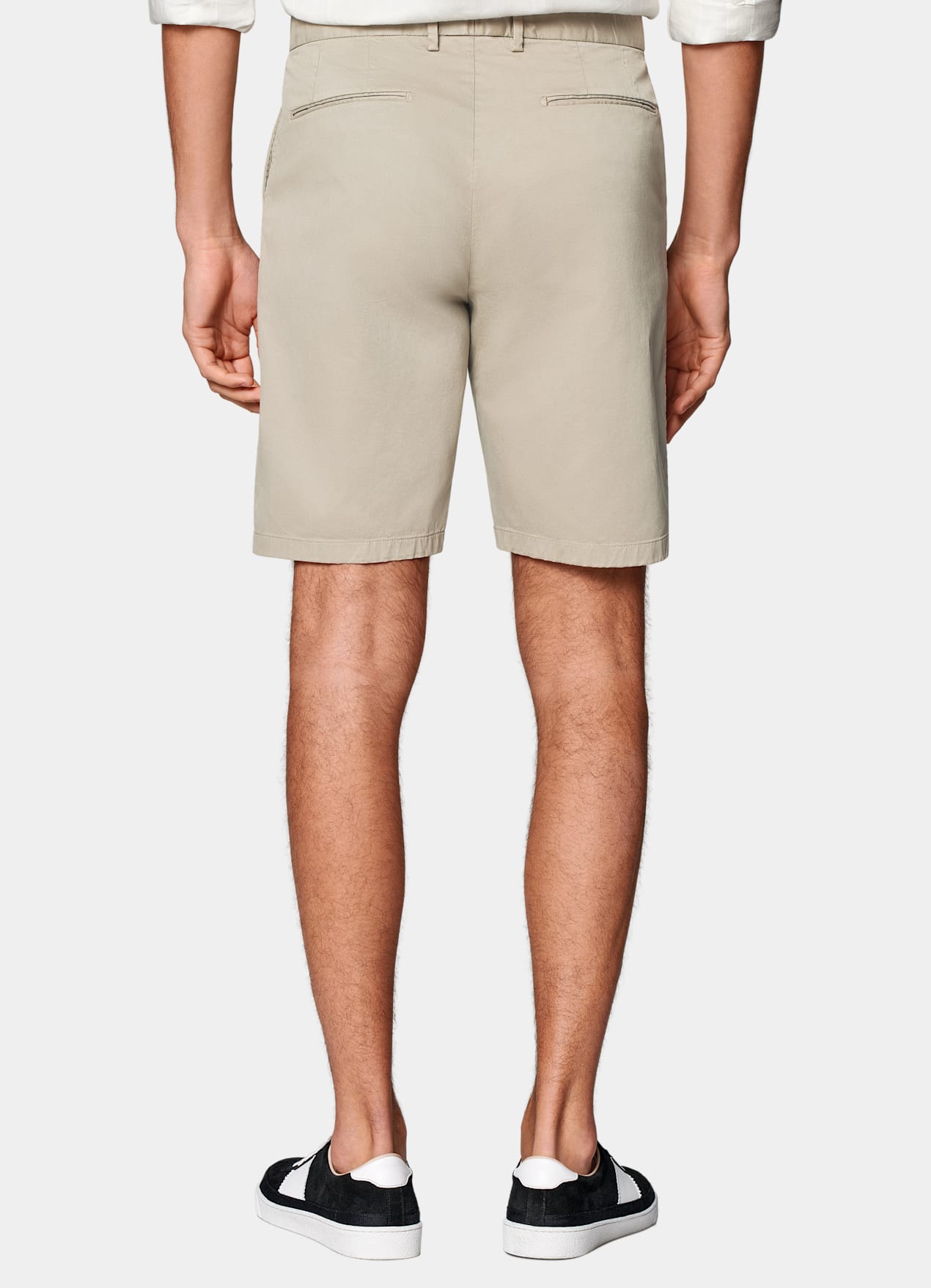Short Slim Leg taupe