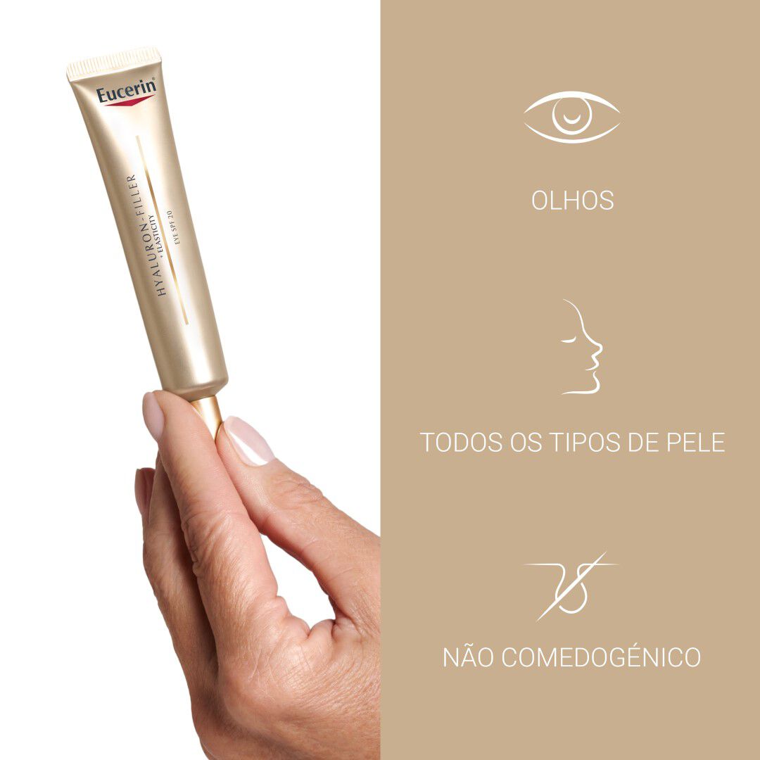 EUCERIN  Hyaluron-Filler + Elasticity Contorno de Olhos - 15ml
