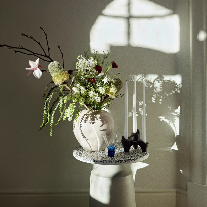 Broste Copenhagen - Agari Tisch, rainy day grey black