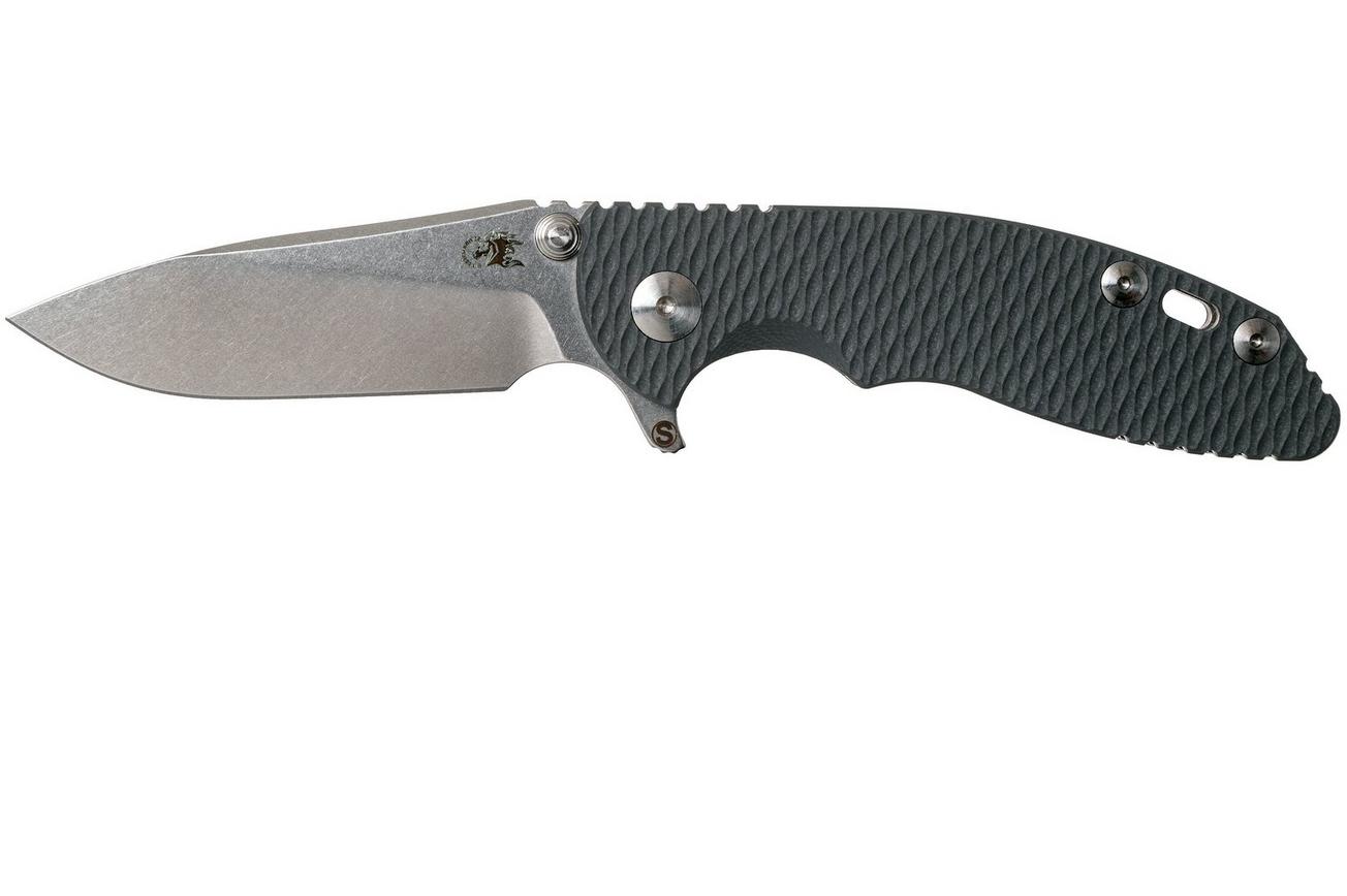 Rick Hinderer XM18 3” Skinny Slicer Linerlock, Grey G10 zakmes