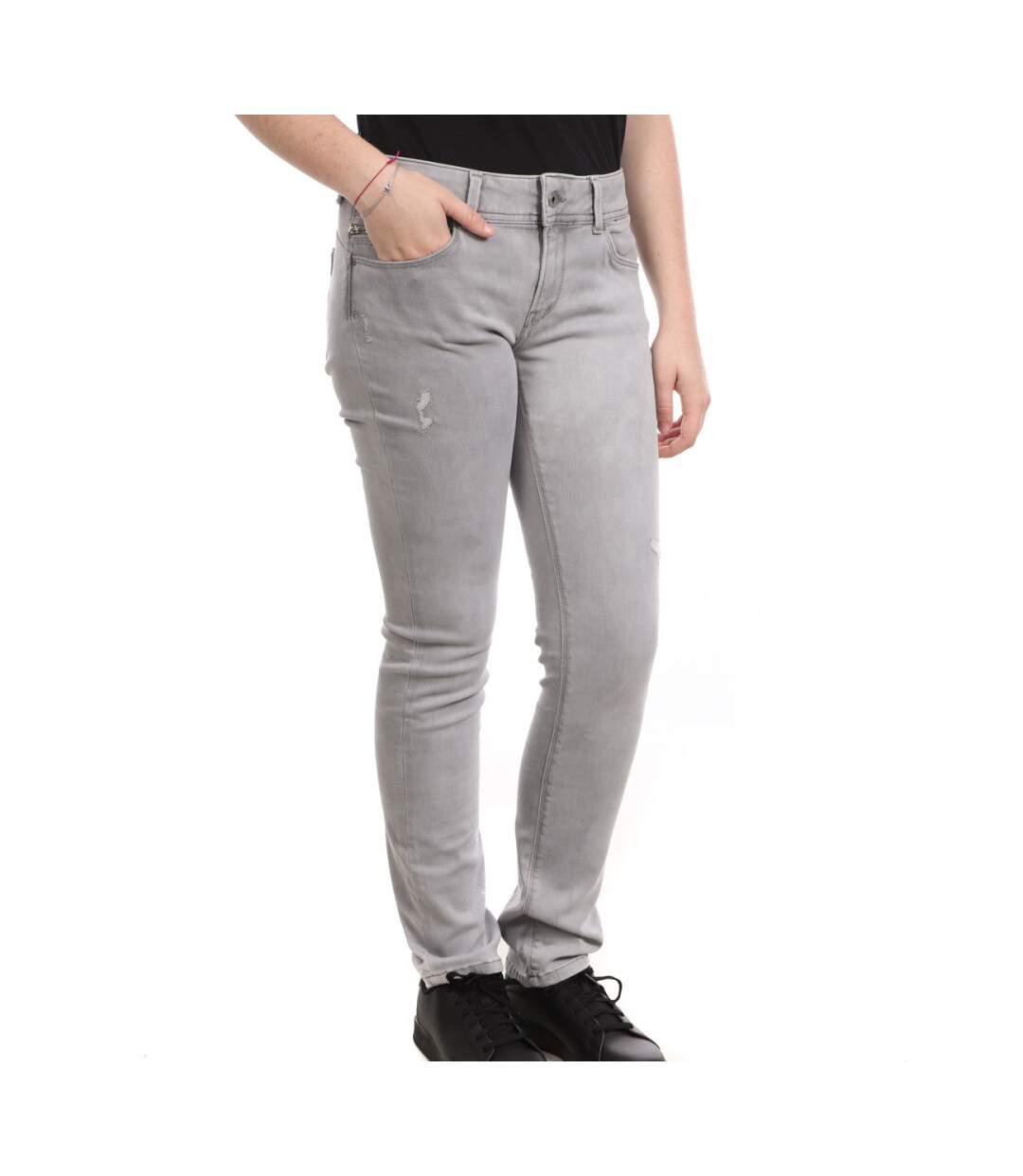 Jean Gris Slim Femme Pepe Jeans Katha PL202236