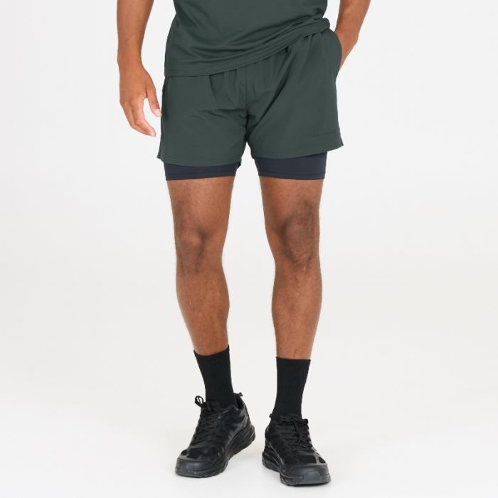 Endurance Herre Shorts Kros 2in1 Shorts Grøn