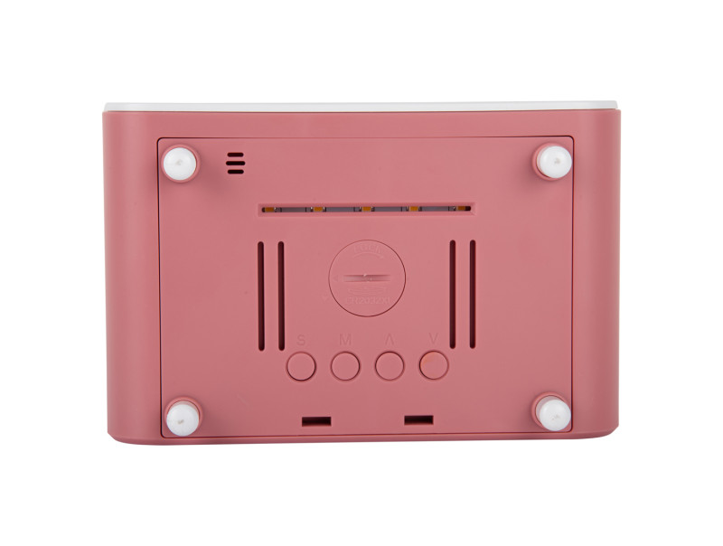 Alarm Clock Chunky LED w. Phone Charger KA6054BL Classic blue