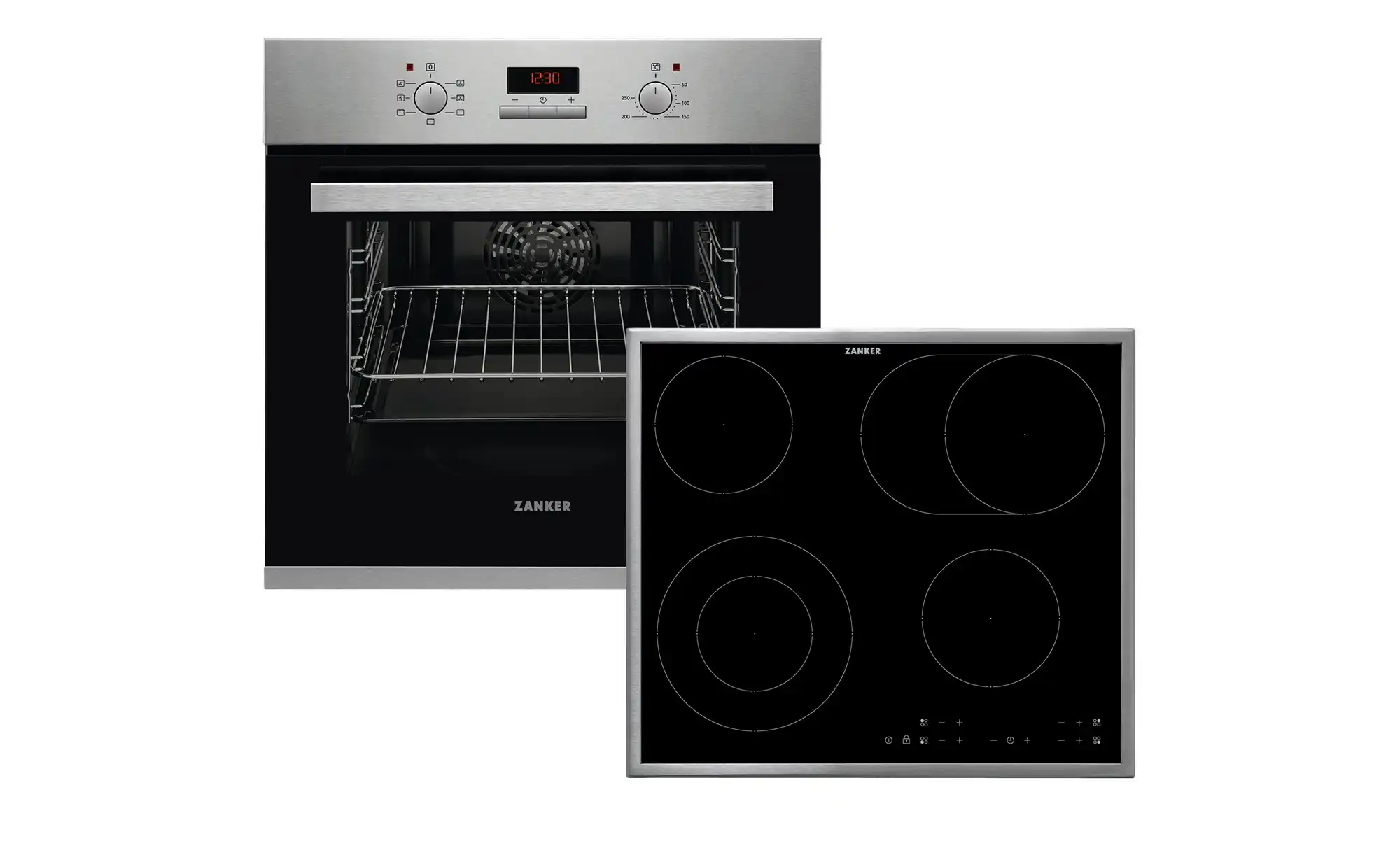 ZANKER Backofen-Set KOB25724XK + KEV6446XXK