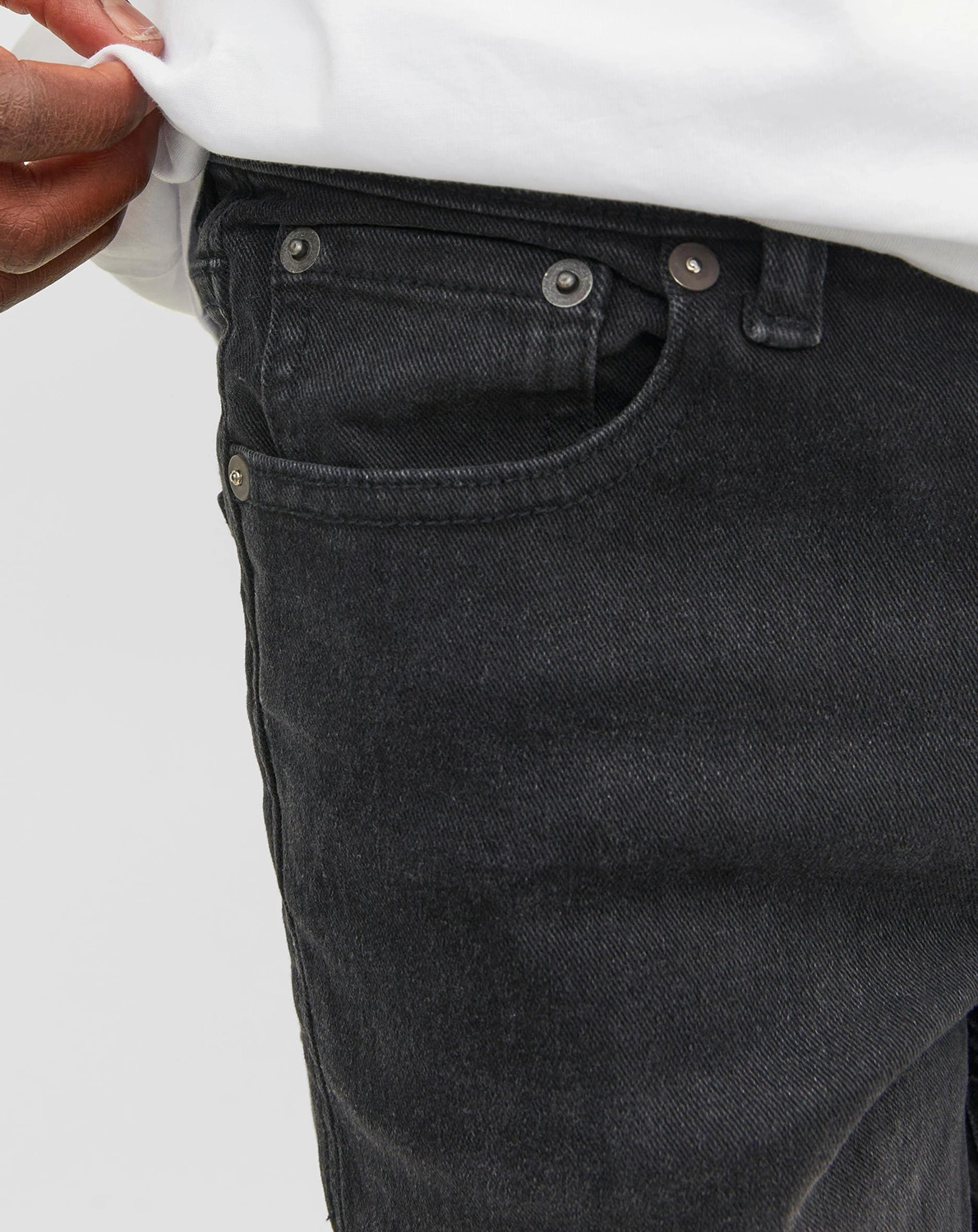 Jeans GLENN SLIM FIT in black denim