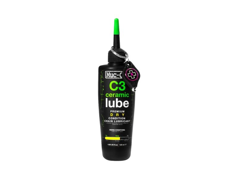 Muc-Off Kettenöl C3 Dry Ceramic Lube 120 ml Keramik-Schmiermittel für trockenes Wetter