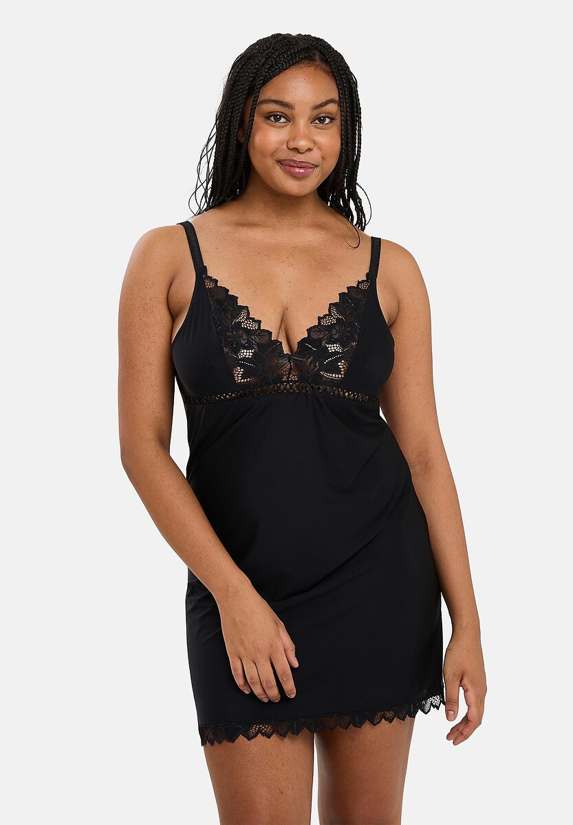 SANS COMPLEXE<br>Camisola de renda Arum e microfibra