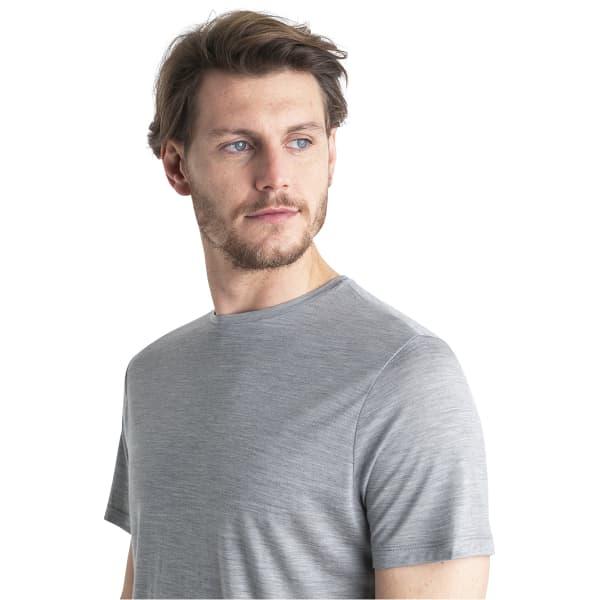 T-shirt randonnée ICEBREAKER M MERINO 125 COOL-LITE SPHERE III SS TEE METRO HEATHER