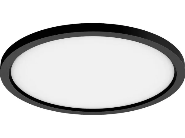 Philips Hue White ambiance Aurelle - Loftslyspanel - LED - 395 x 395 mm - varmt til køligt hvidt lys - 2000-6500 K - rund - sort