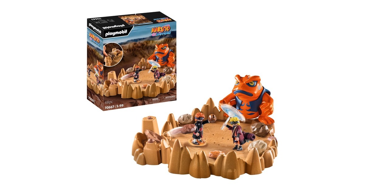 PLAYMOBILNaruto - Naruto vs. Pain Constructiespeelgoed  (70667)
