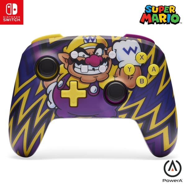 PowerA Forbedret trådløs kontroller - Wario (Nintendo Switch)