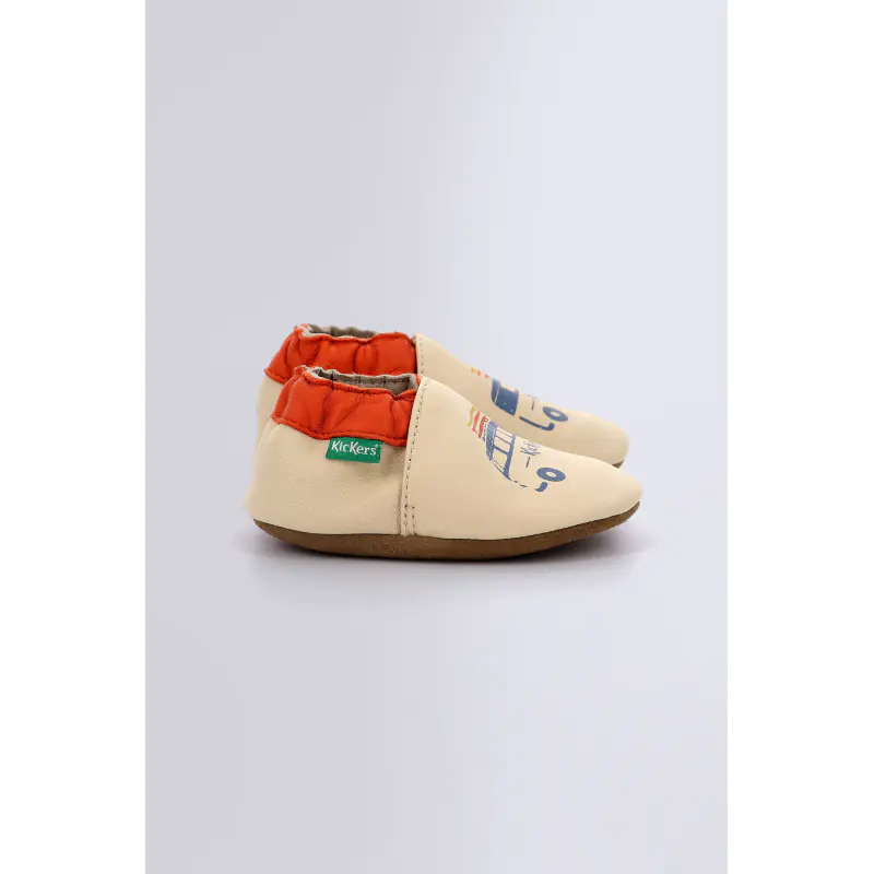 Kickbaby van Beige CHAUSSONS Cuir  Bébé
