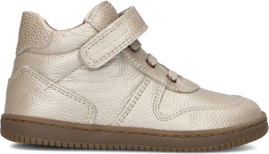 Develab 44333 Sneakers Unisex Leren Sneaker Goud
