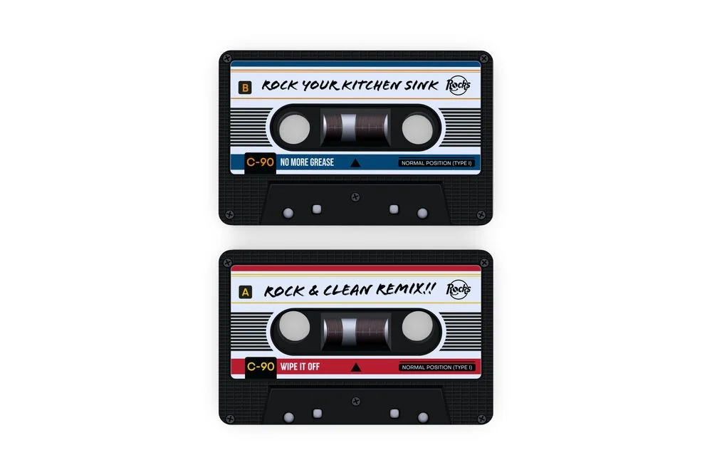 Winkee - Skuresvampe - Tape Sponge - Set of 4