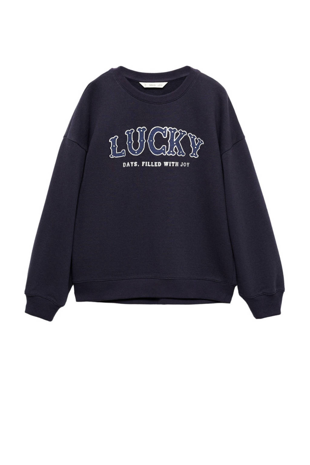 Mango Kids sweater donkerblauw