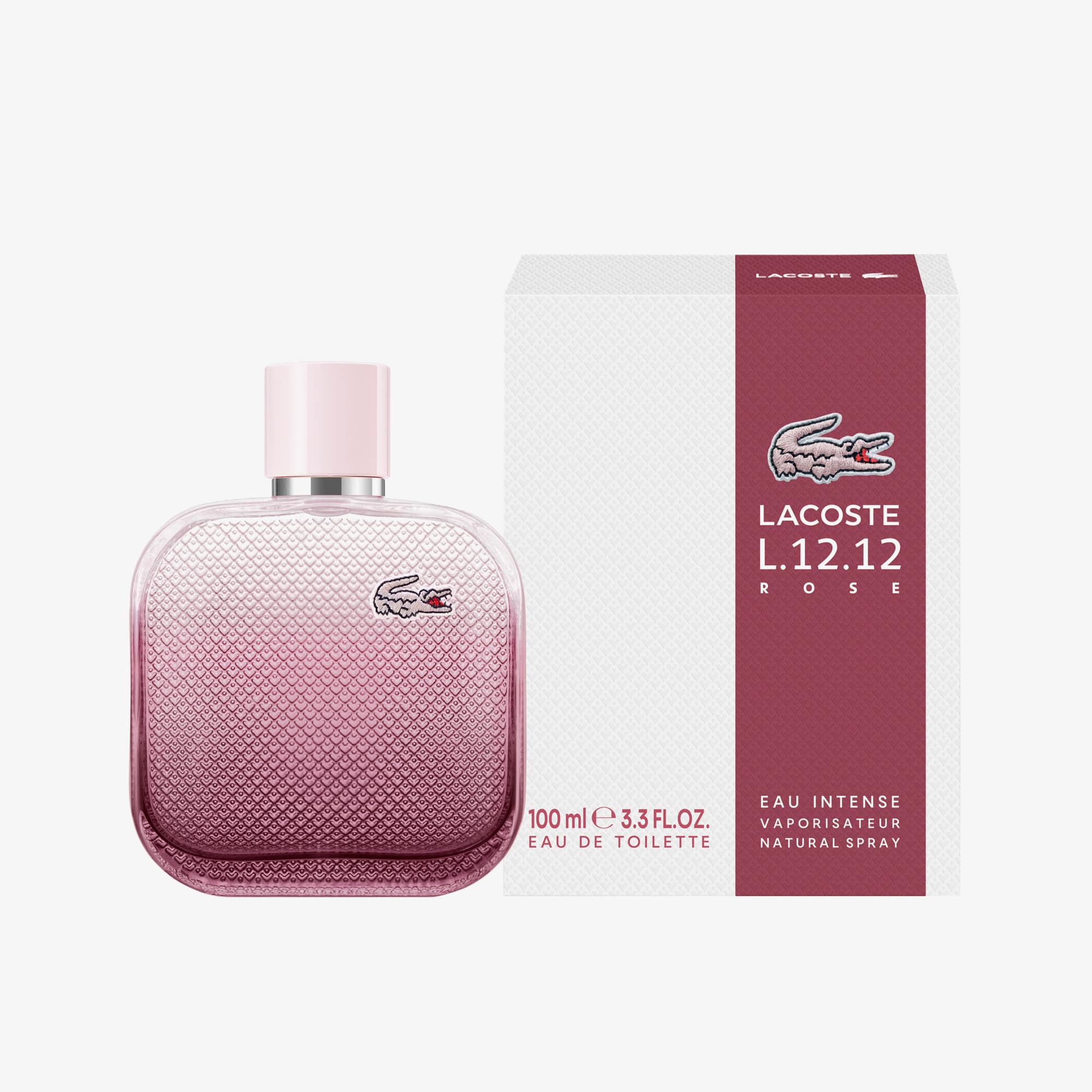L.12.12 Rose Eau Intense 100 ml Parfums - Blanc - Lacoste - Femme