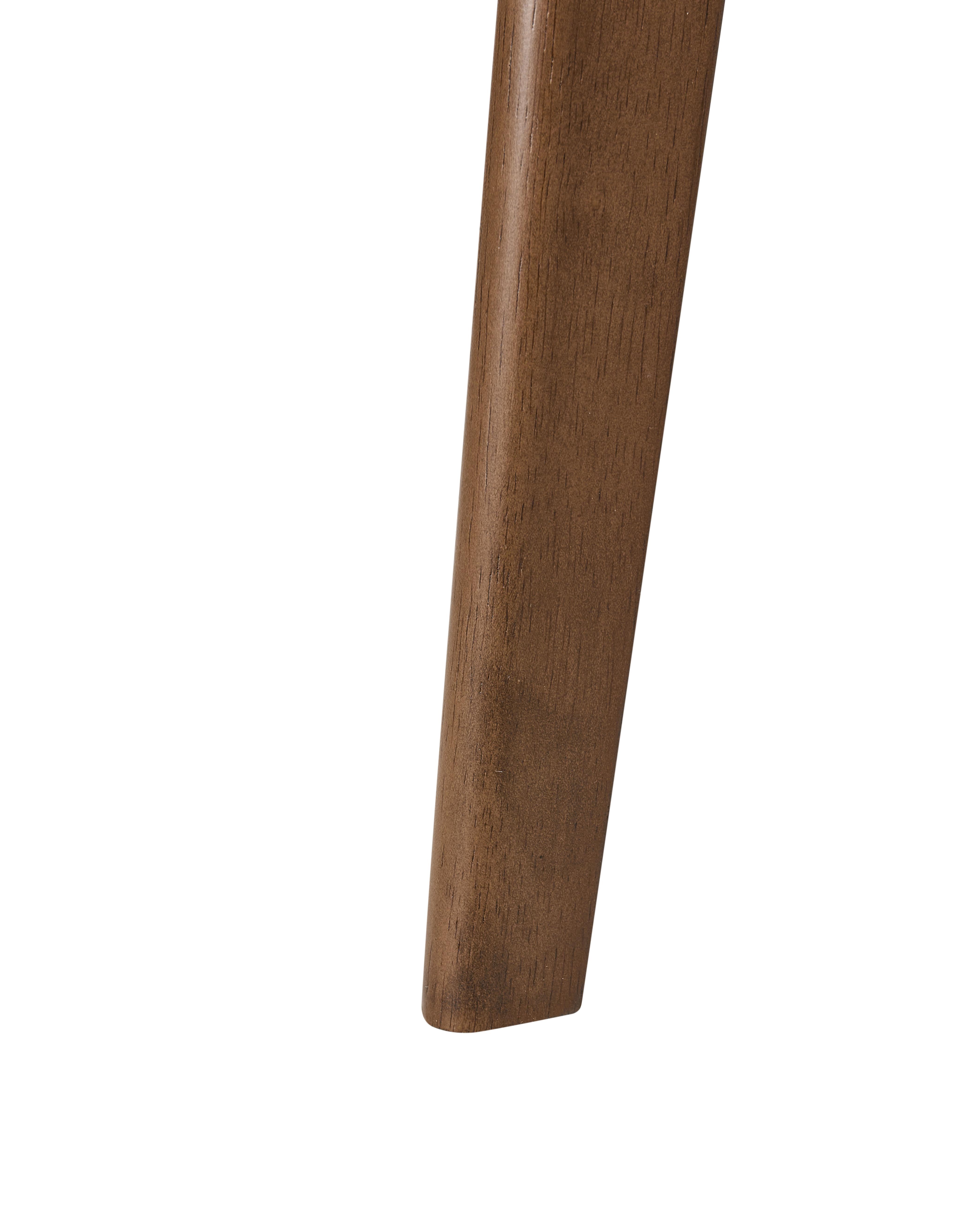 Set van 2 eetkamerstoelen HOPE Hout Gebroken wit/donkerbruin