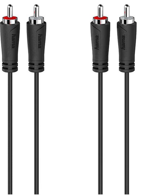 Hama 2x RCA til 2x RCA lydkabel (5 m)