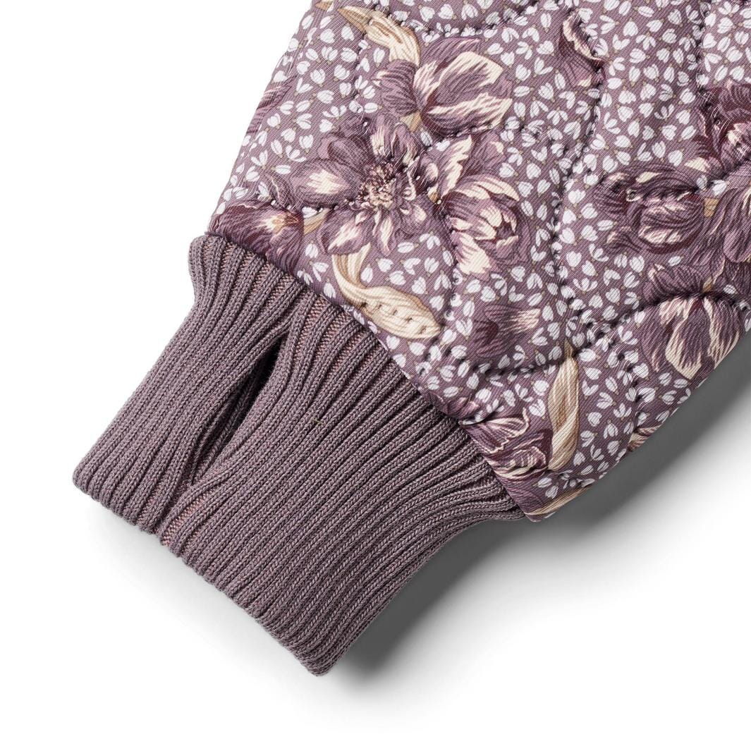 Wheat Thermo Jacket Thilde 1156 lilac tulips