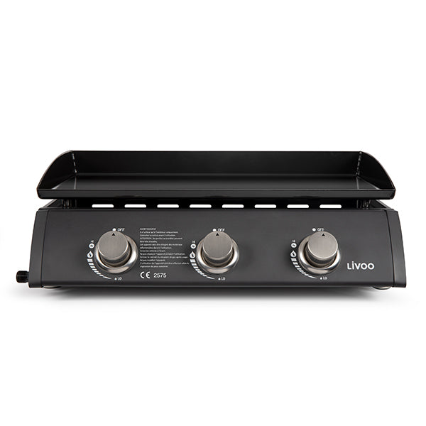 Plancha à gaz 3 brûleurs DOC277N Livoo