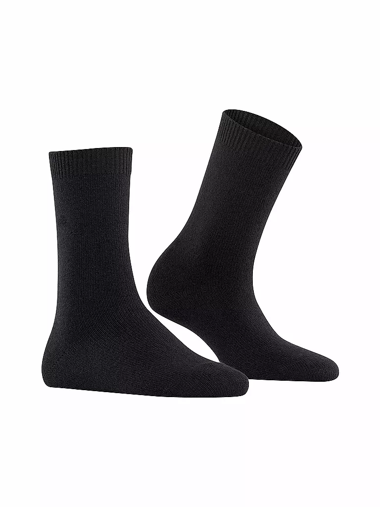 FALKE Socken COSY WOOL black schwarz