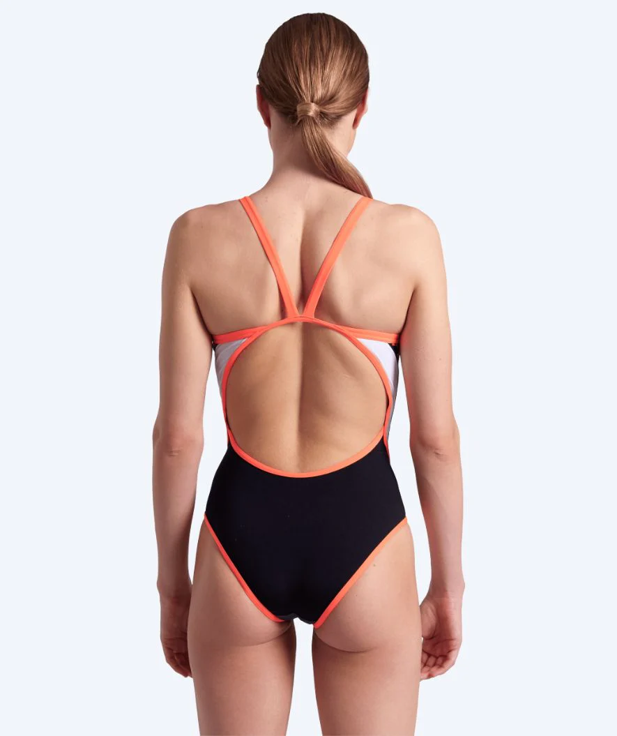 Arena badedragt til damer - Icons Super Fly - Sort/orange