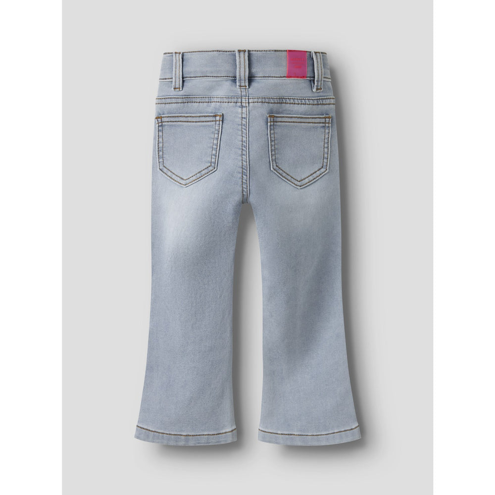 Køb Name It Light Blue Denim Nmfpolly Skinny Bootcut Jeans 2055-Th D