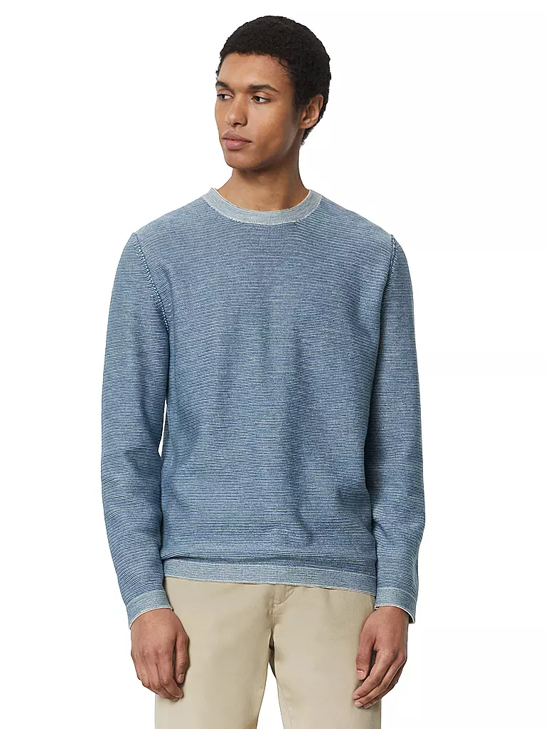 MARC O'POLO Pullover hellblau
