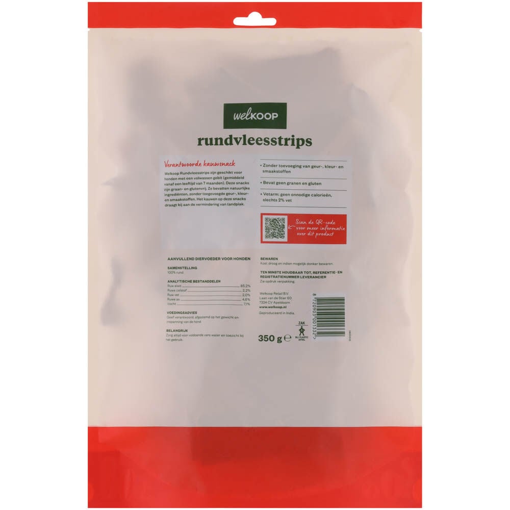 Welkoop - Rundvleesstrips - 350 Gram - rund