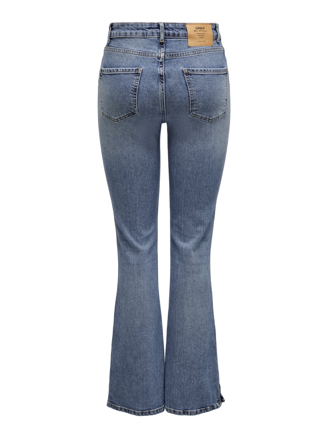 ONLHAILEY Hohe Taille Slim Fit Jeans Light Blue Denim