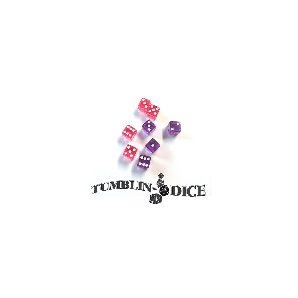 Tumblin-Dice - Dés Rose Violet
