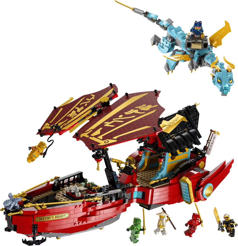 LEGO®NINJAGO® 71797 LE QG DES NINJAS - LA COURSE CONTRE LA MONTRE