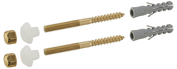 Kit de fixation goujons pour WC, 6 x 80 mm