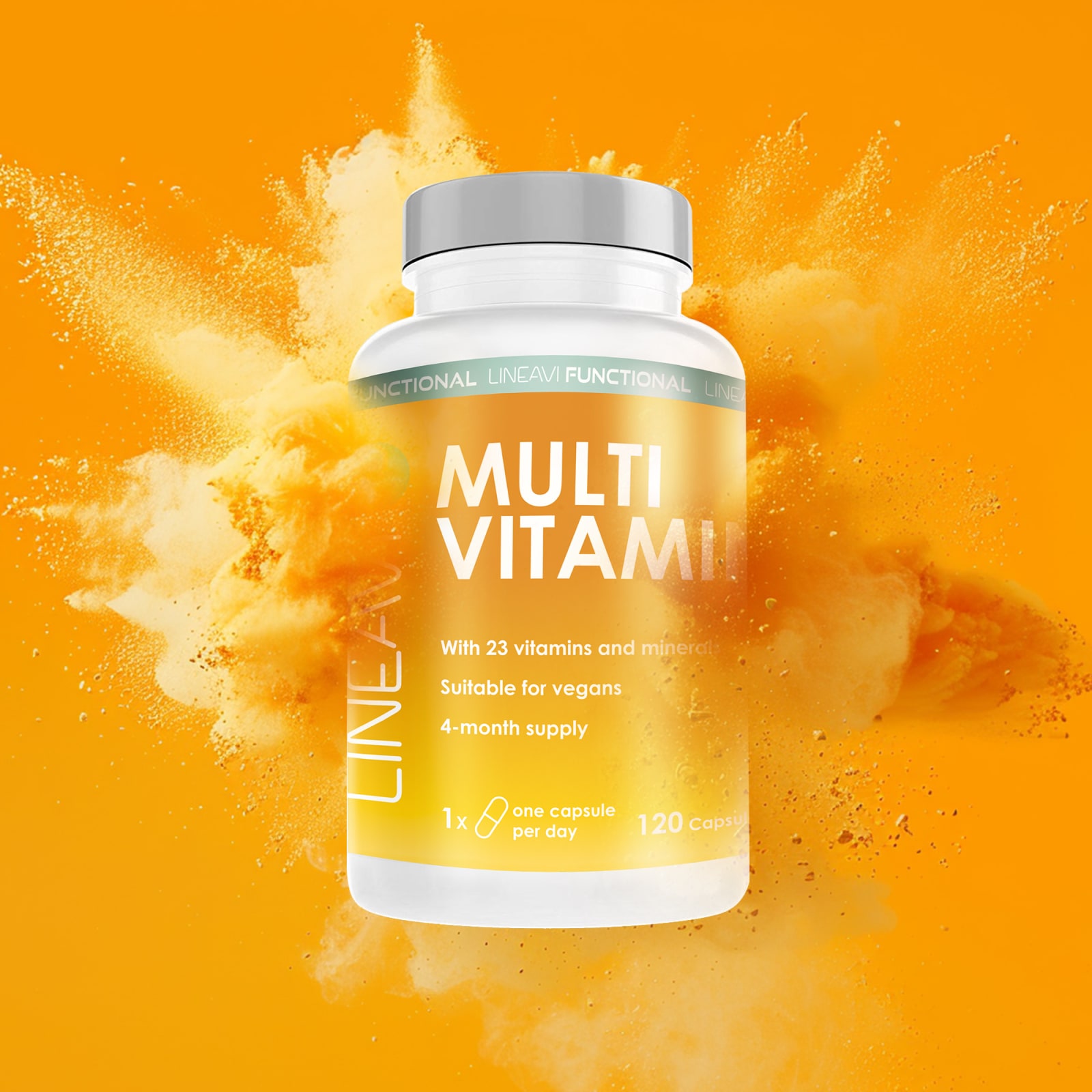 LINEAVI Multivitamin 8-Monatspackung (2x120 Kapseln)