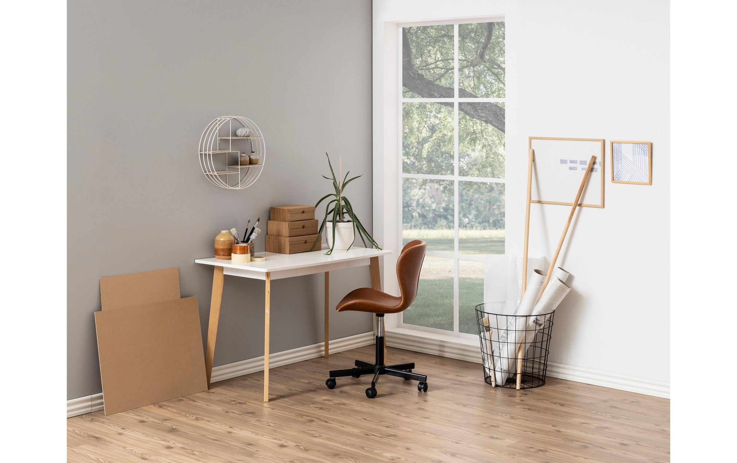 AC Design Schreibtischstuhl »Batilda, mit Polsterrücken« ()