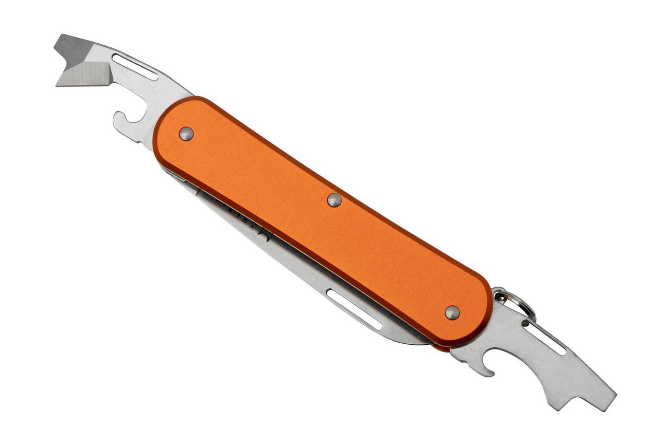 FOX Vulpis 3-Tools FX-VP130-3OR, N690Co, Aluminium Orange, Zwitsers zakmes