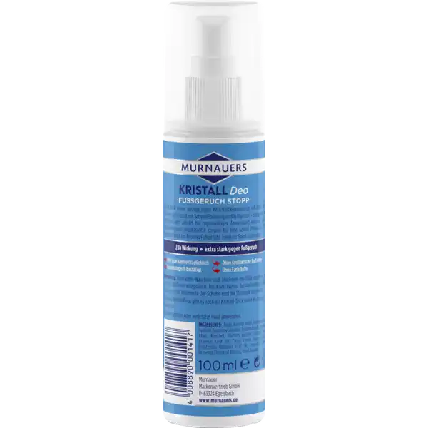 Kristall Deo Fuss Geruch Spray Stopp