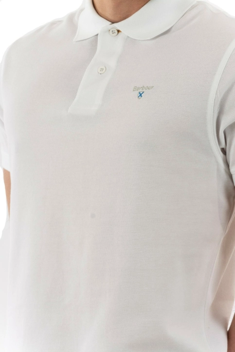 polos barbour mml0012 blanc