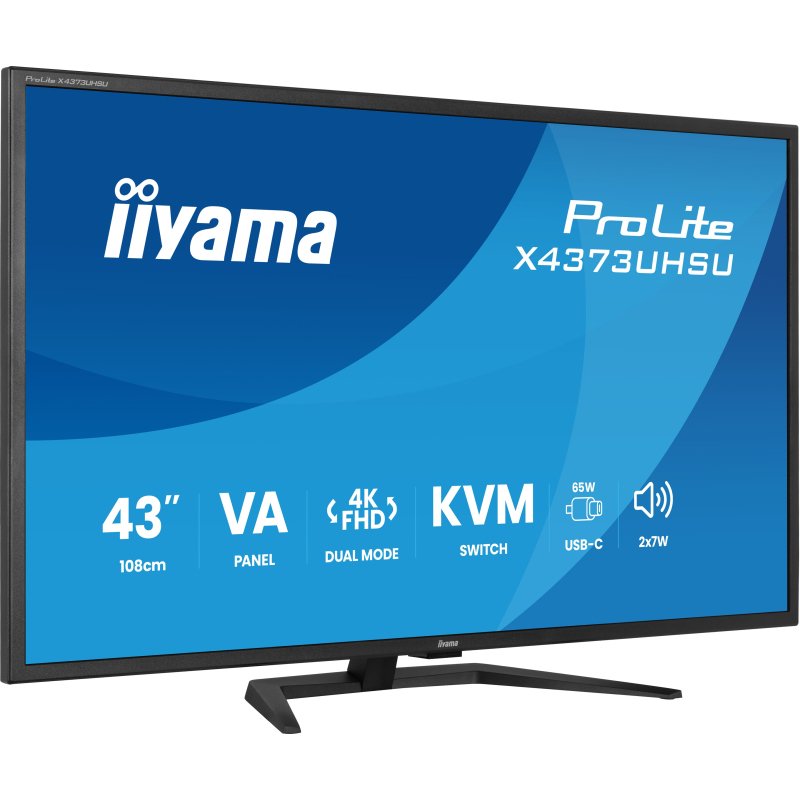 iiyama ProLite X4373UHSU-B2 écran plat de PC 108 cm (42.5