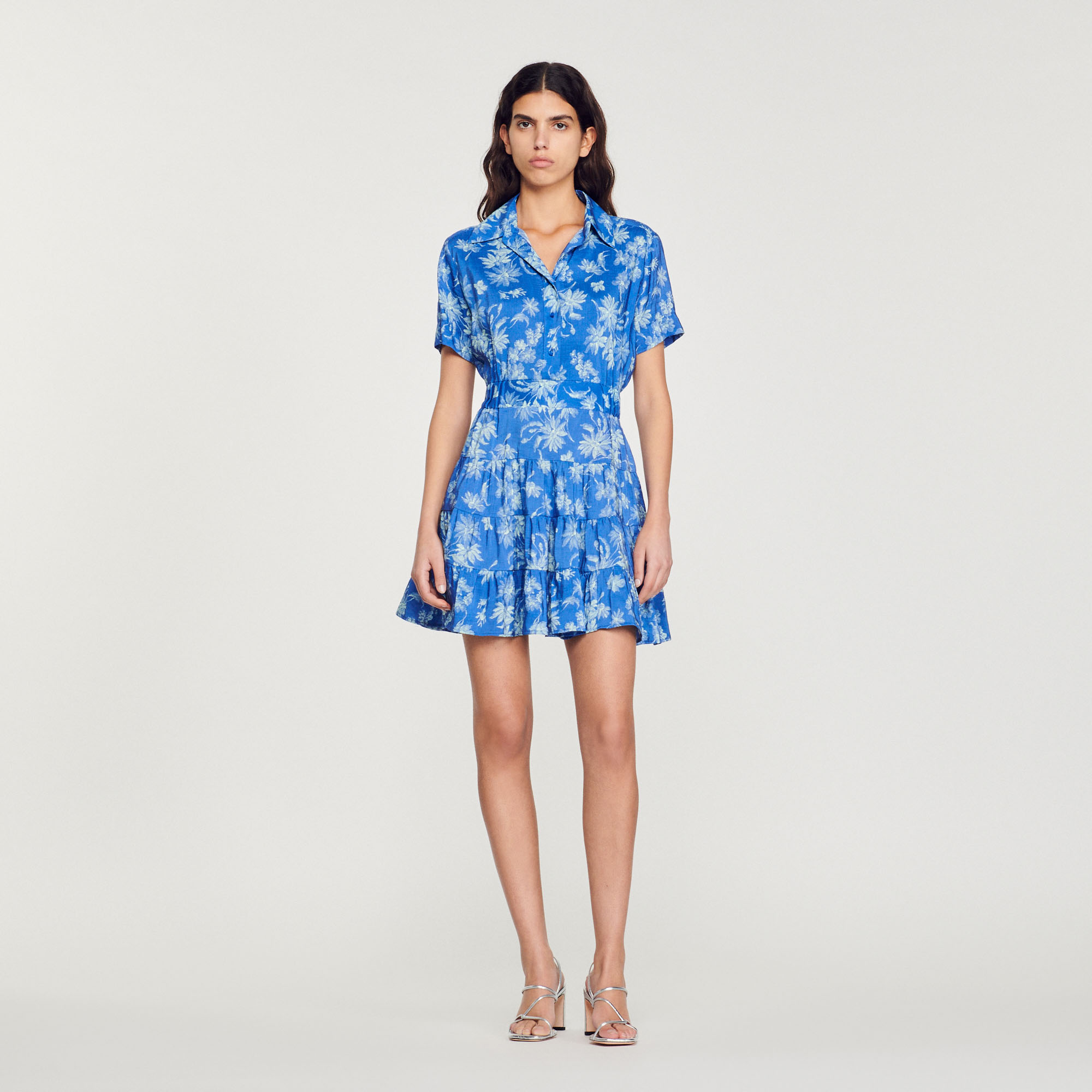 Robe courte imprimee
