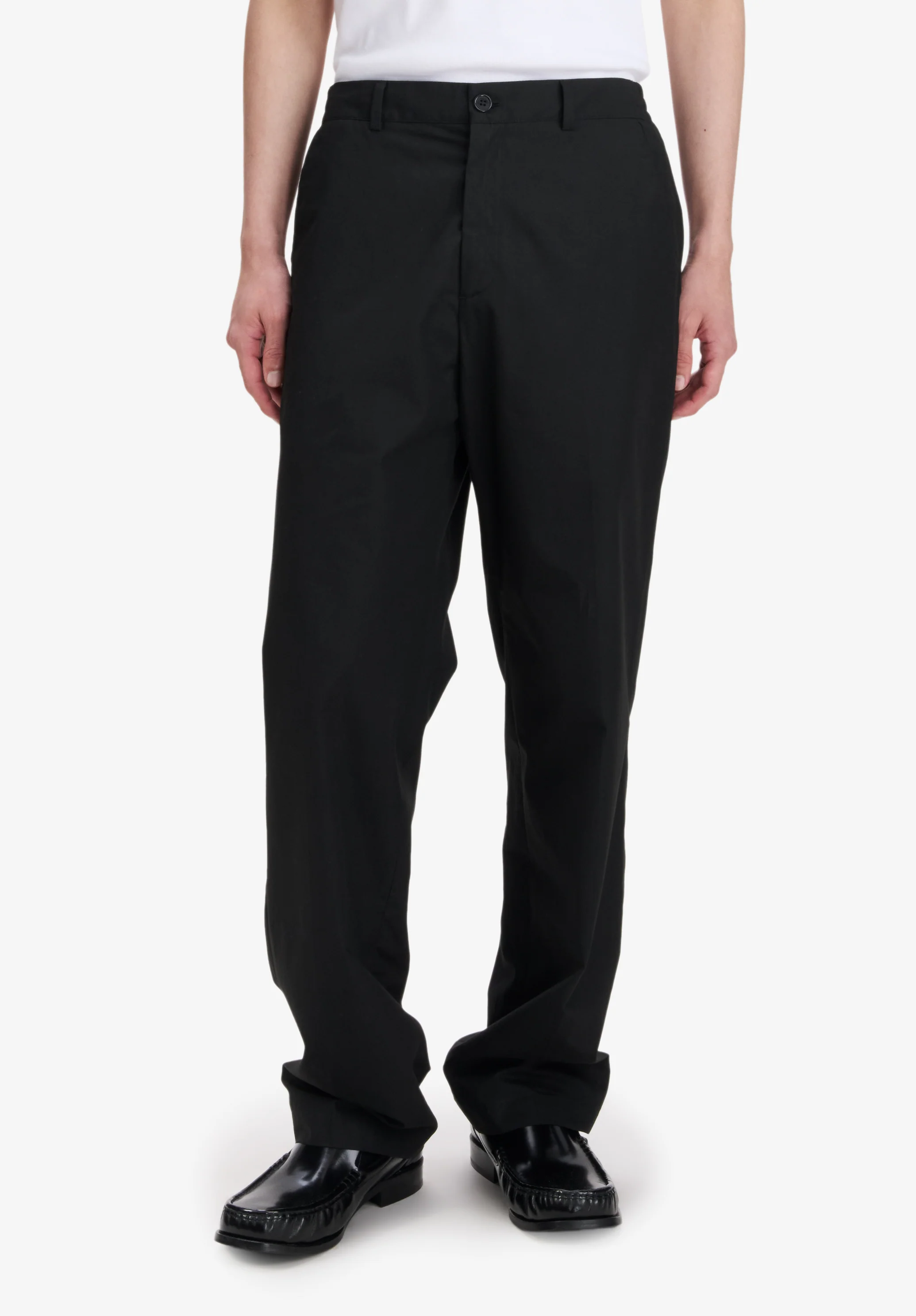 Pantalon noir en coton bio - Noir