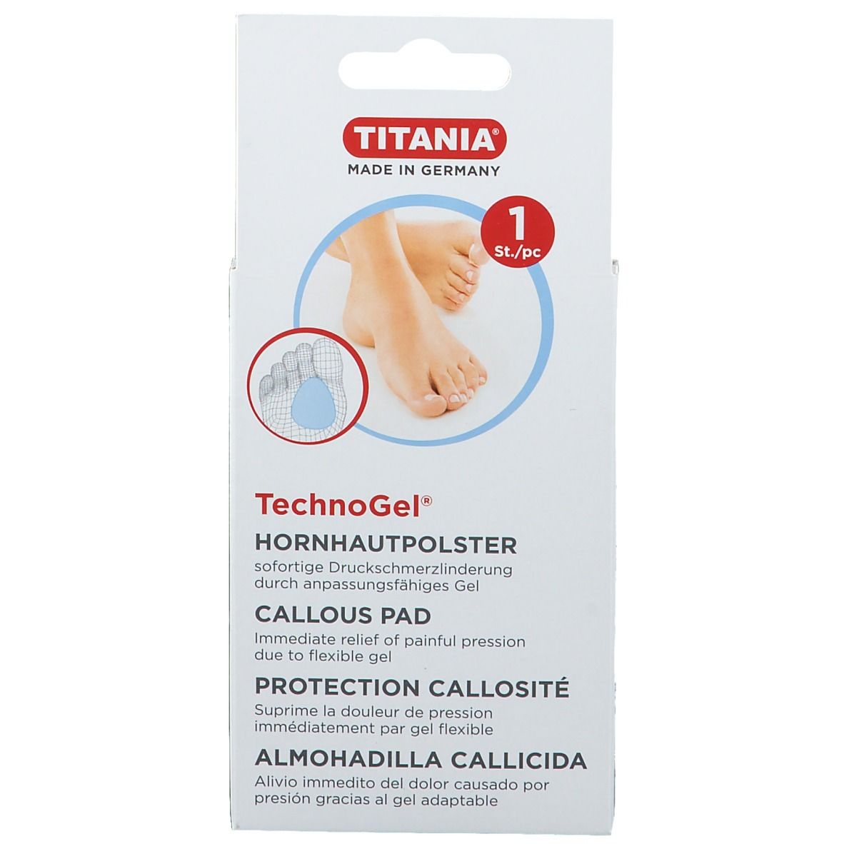 TITANIA® TechnoGel® Hornhautpolster