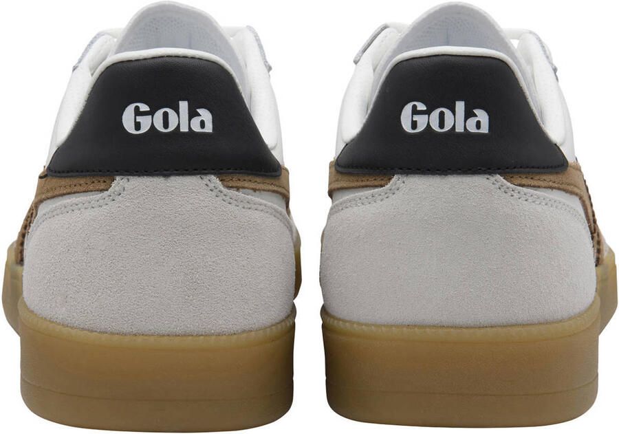 Gola Viper leren sneakers wit camel