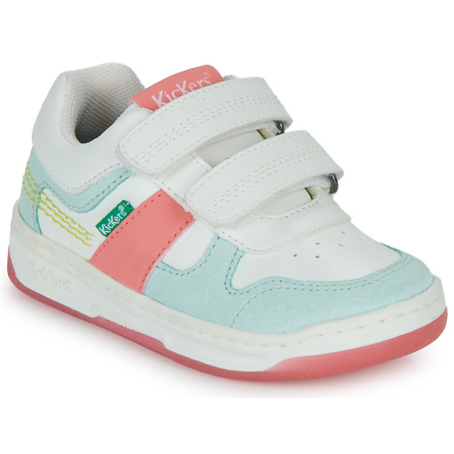 Kickers - KALIDO - Blanc / Bleu / Rose