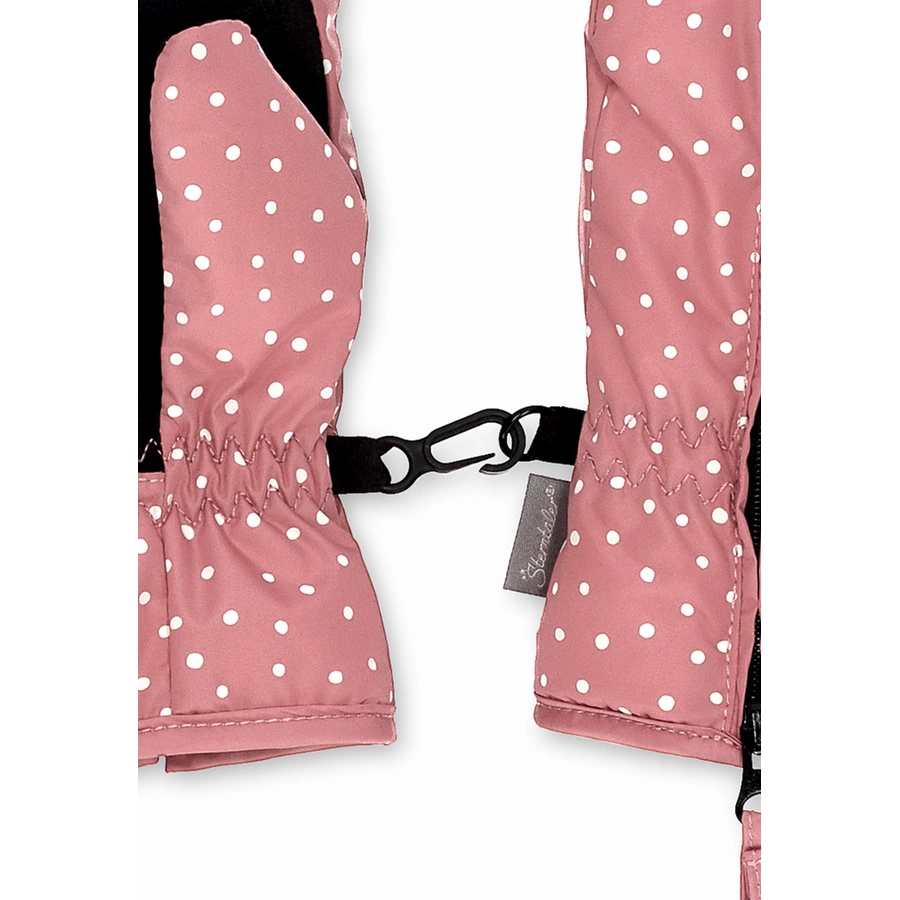 Sterntaler Fäustlinge Punkte rosa