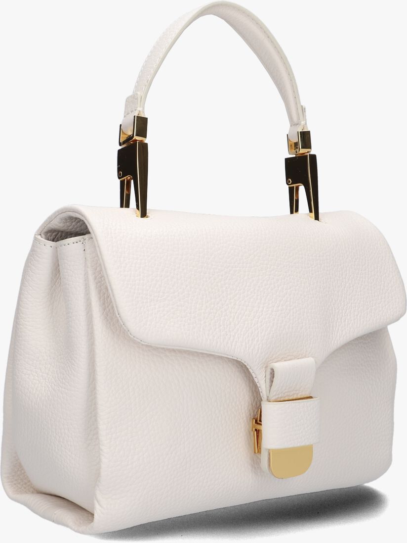 COCCINELLE witte coccinelle schoudertas firenze soft 1