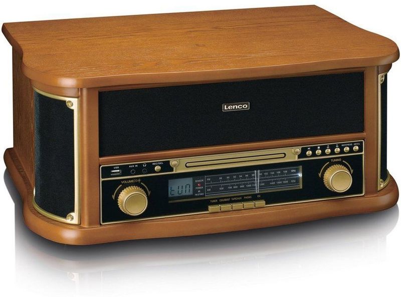 Lenco - TCD-2551WD - Platenspeler - Hout - Retro Ontwerp