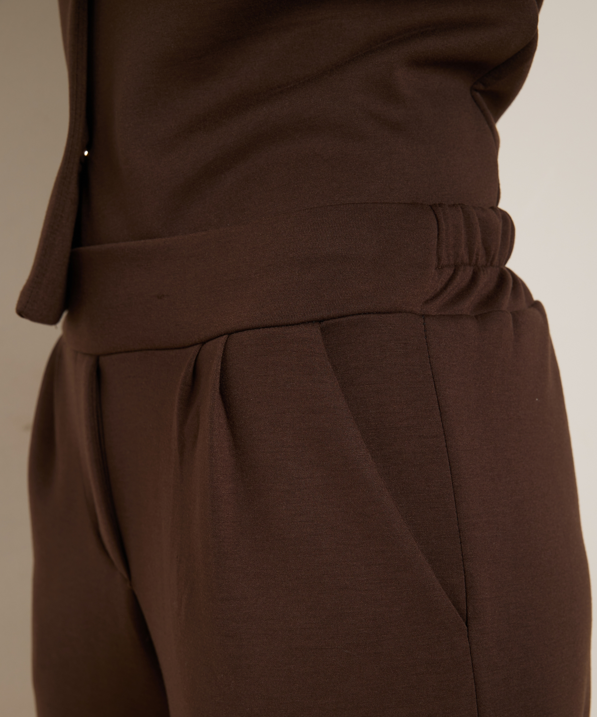 wide fit broek plooi